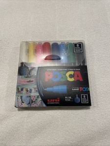 Posca Markers 8 Colors PC-1M Brand New