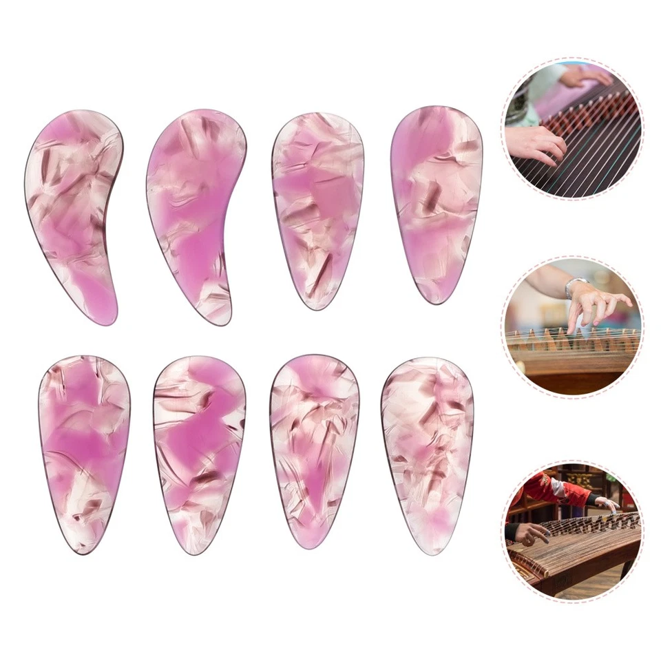 4pcs Guzheng Fake Nails Strumento stringa professionale Playing Picks (colore - Immagine 2 di 4