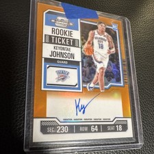Panini 2023-24 Contenders Optic Keyontae Johnson Rookie Ticket Auto /25 #113