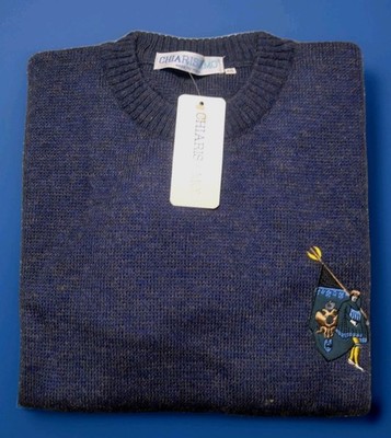 Men's Long Sleeve Wool Crew Neck Sweater