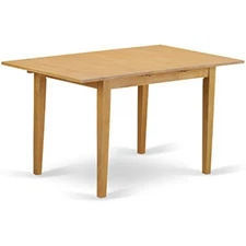 Nft-oak-t norfolk kitchen dining table - a rectangle solid wood table 