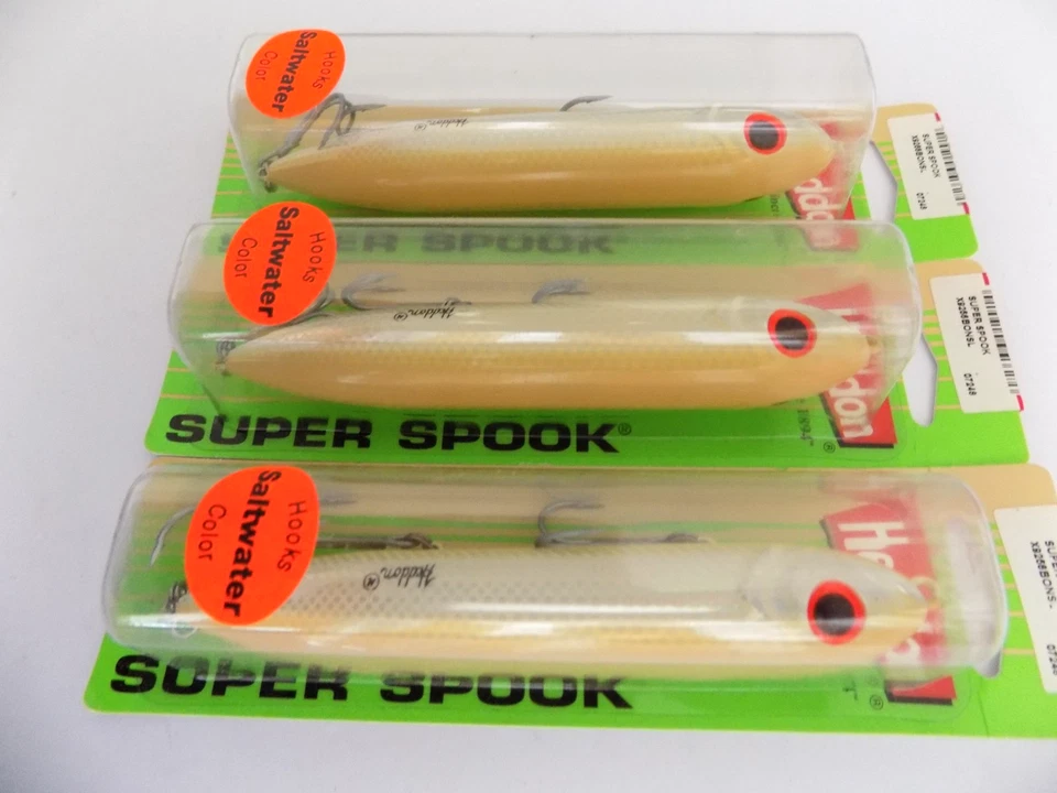 EXCALIBUR SUPER SPOOK con GANCHOS DE AGUA SALADA X9256BONSL 5" y 1 oz. - 3 SEÑUELOS - 619i Foto 2 de 4