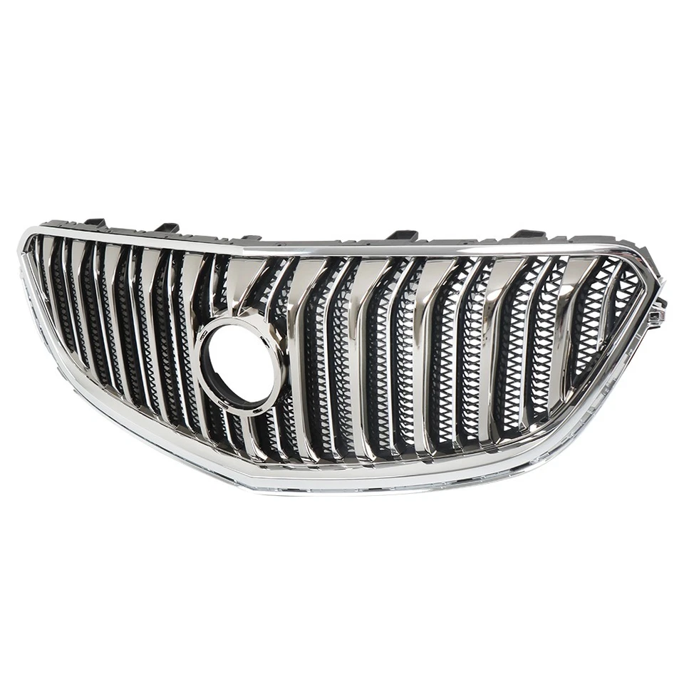 Front Upper Grill Grille Chrome Black New For Buick Enclave 2013-2016 2017 Foto 4 de 4