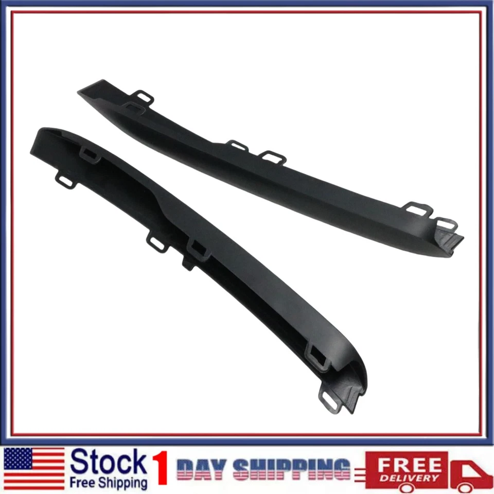 For BMW 320i 328d 330e 330i 340i Front Bumper Cover Molding Left+Right Side 2PC - Imagem 3 de 4