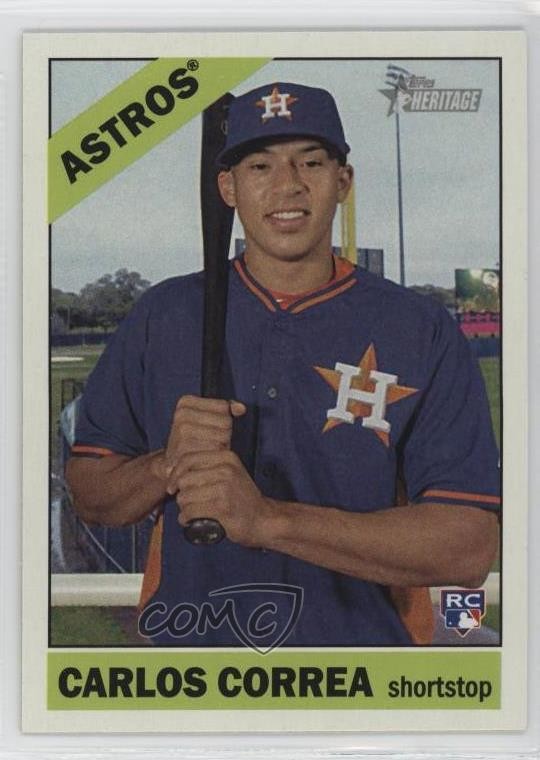 2015 Topps Heritage High Number Carlos Correa #563 1s4u