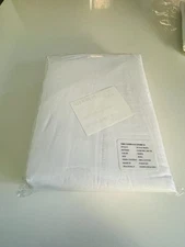 The Company Store Classic Cotton White King Comforter Cover DT30 New Factory Pkg