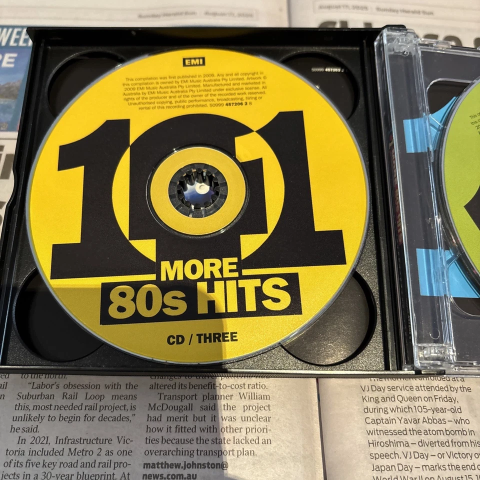 101 More 80s Hits 5 CD L/new ‘09 New Wave Pop Rock Compilation Queen David Bowie - Image 4 of 4