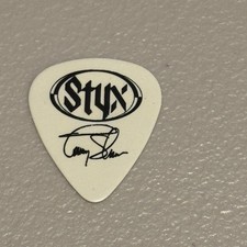 STYX TOMMY SHAW SIGNATURE GUITAR PICK 2006 CONCERT TOUR STAGE BAND PLECTRUM RARE