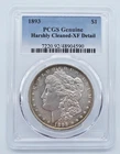 New Listing1893-P Morgan Silver Dollar PCGS Genuine Harshly Cleaned XF Detail - T432