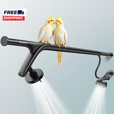 Dual Shower Head System for Couples Double Shower Heads for Two People Rod