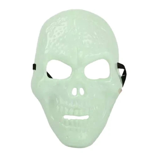Glow in the Dark Mask Skull Face Party Fancy Dress Costume Scary Unisex Prop