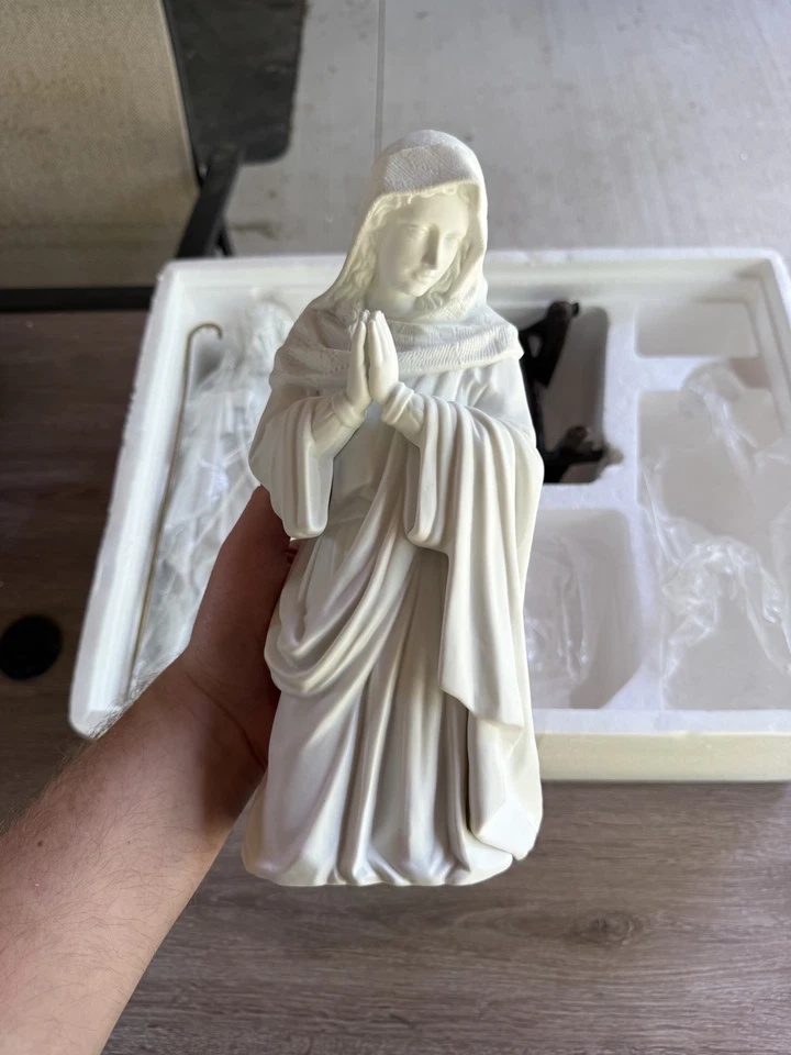 Departamento 56 Juego de porcelana blanca Winter Silhouette The Nativity Ver fotos/Desc  Foto 4 de 4