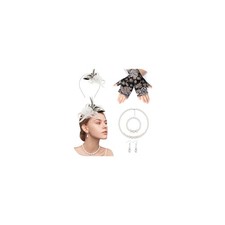 Fascinators Hats for Women Tea Party Feather Headband Headwear Fascinator 192...