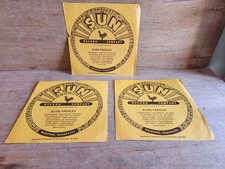 Sun Record Company Window Card Elvis Johnny Cash Mean Mountain Music Lot Damage