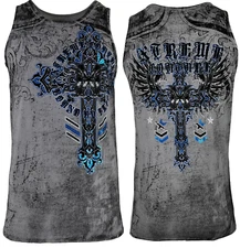 Xtreme Couture By Affliction Men's Tank Top shirt IronWork S-3XL