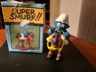 Vintage Super Smurf  Rocking Horse Smurf  #6730Original Box Missing Rocking base — photo 2