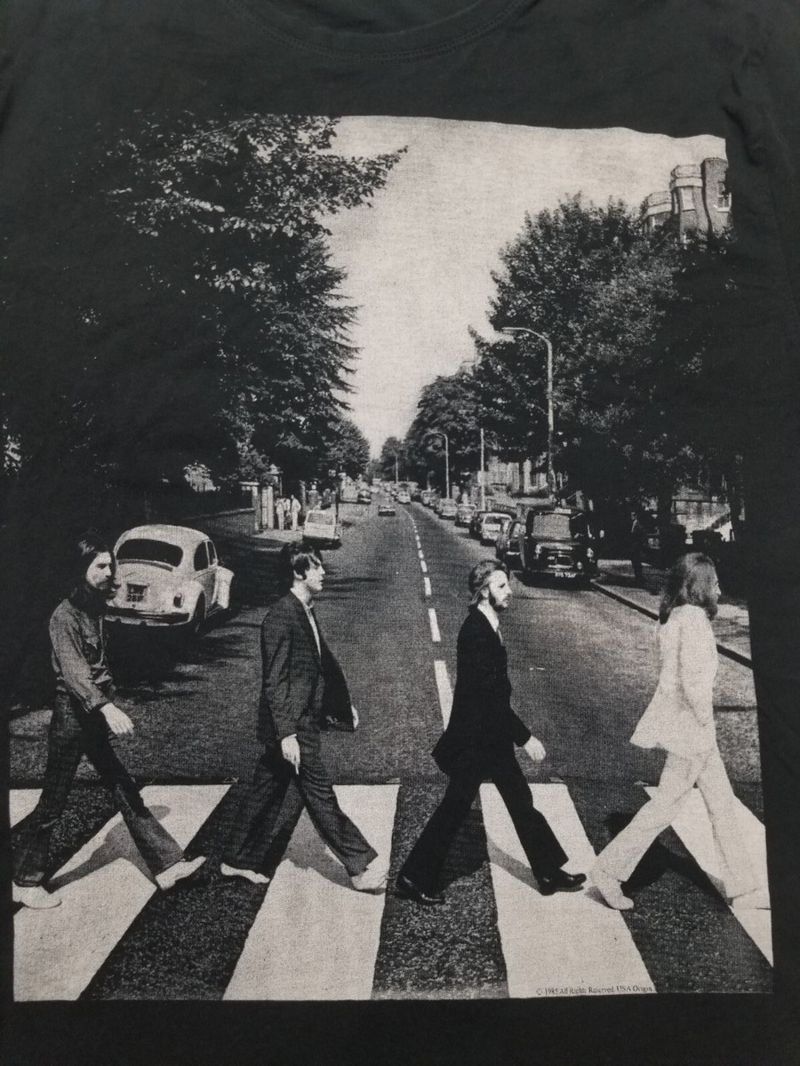 Vintage 80s The Beatles Shirt 1985 Abbey Road Saturday Matinee