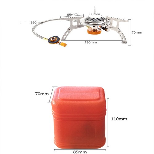 Portable Gas Stove Camping Burner Outdoor Picnic Cooking Hiking Gear Cooker - Picture 4 of 16