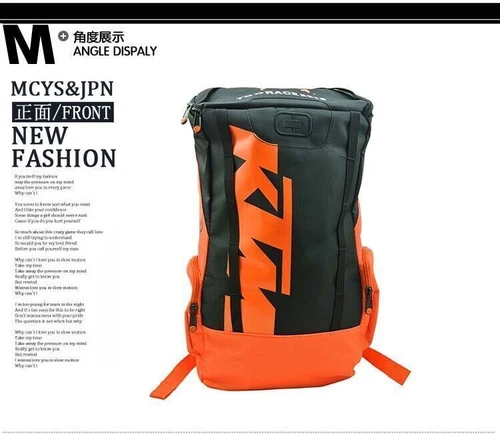 KTM Borsa Moto Zaino Corsa Impermeabile Moto Olio Carburante Zaino - Foto 8 di 12