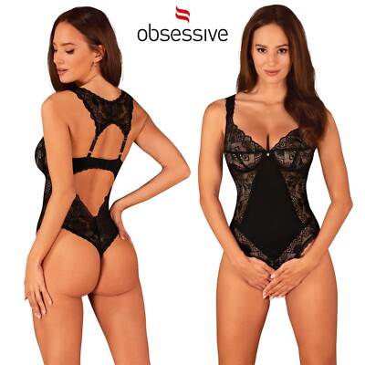 Obsessive Women Dream Open Horse Underwire Bodysuit XS/S/M/L/2XL Crotchless