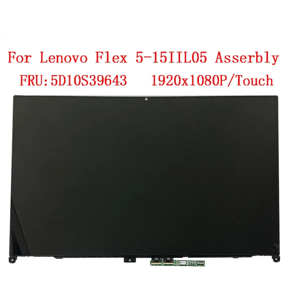For Lenovo Ideapad Flex 5-15IIL05 5-15ITL05 5-15ALC05 LCD Screen FHD 5D10S39643 - Image 2 of 4
