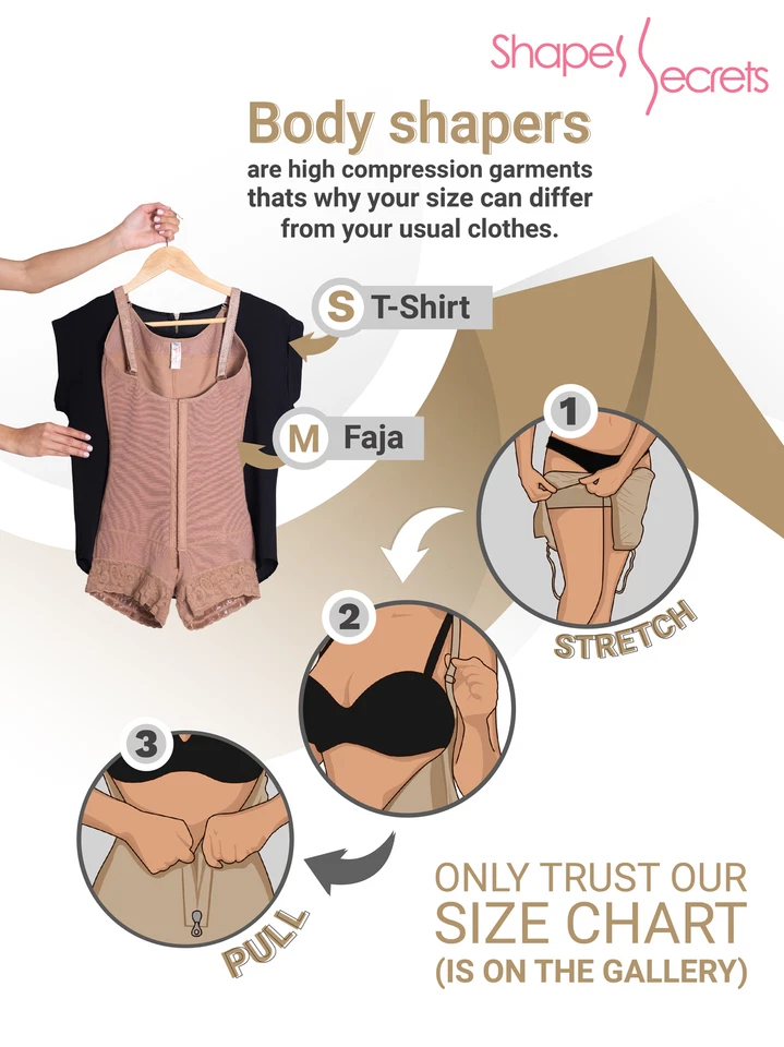 Modelador de corpo inteiro Sonryse 010 para mulheres Fajas Colombianas Redutoras Moldeadoras - Imagem 3 de 3