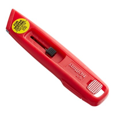 Allway Tools ARK 07102 Box Cutter Self Retracting Safety Knife Utility Knife