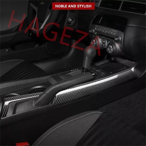 Real Carbon Fiber Gear Shift Box Side Panel Cover For Chevrolet Camaro 2010-2015 - Picture 4 of 11