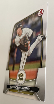 Yoshinobu Yamamoto 2023 Topps BOWMAN #37 Orix Buffaloes LAD -BASE