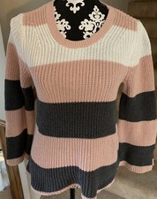 Gap Gap For Good WomesPink/Gray Knit Sweater Women s SZ S 288