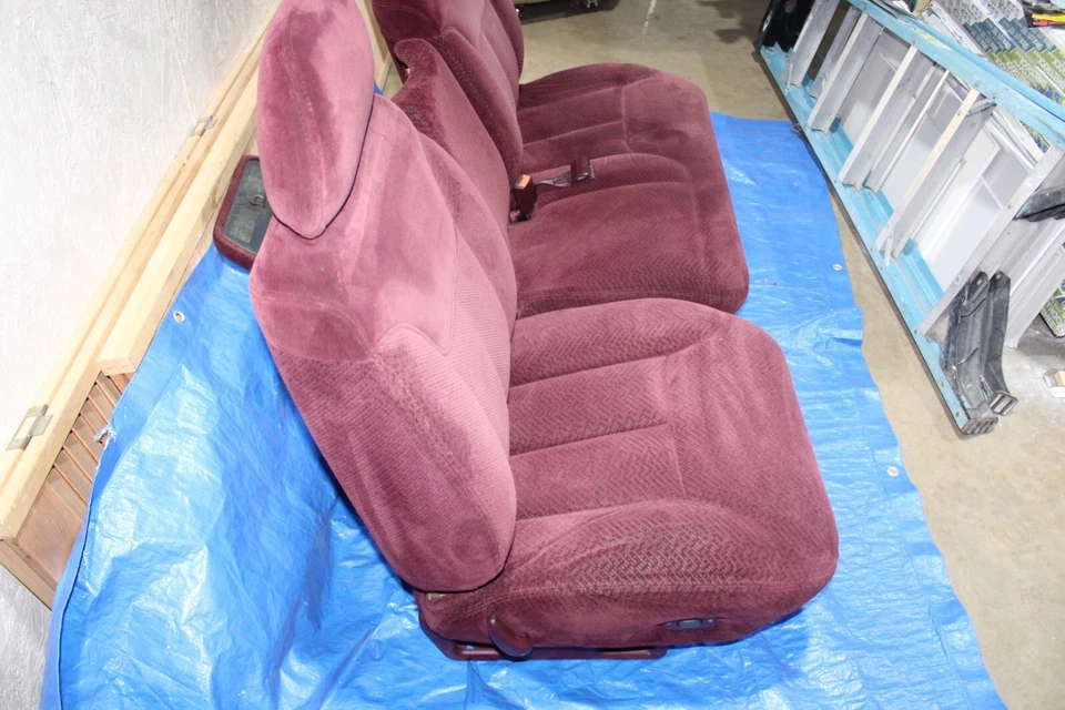 95-99 Chevy SUBURBAN Silverado Gmc Sierra СИДЕНЬЯ передняя ткань грузовик 60 / 40 ЧИСТЫЕ - Изображение 2 из 4