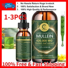 1/2/3xConcentrated Mullein Drops Powerful Lung Cleanse Respiratory Herbal Drop