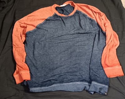 Threads 4 Thought Long Sleeve Shirt 3xl Blue and Orange