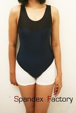 New Dark Blue Ballet / Dance Leotard with Thin Straps for Women size 10 Small
