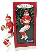 Hallmark 1995 Joe Montana KC Chiefs NFL Keepsake Xmas Ornament NIB