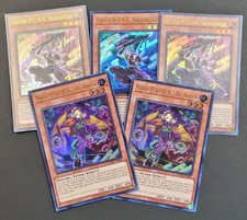 Yugioh TCG - P.U.N.K. Lot 5x Cards - GRCR-EN001 - NM - Ultra Rare - 1st - 2022