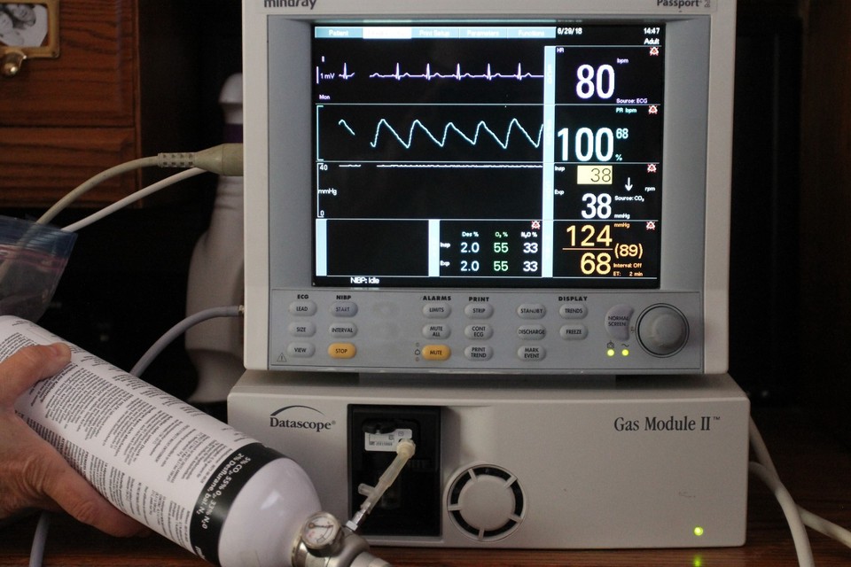 Datascope Mindray Passport 2 with gas module II Calibrated 90 Day ...