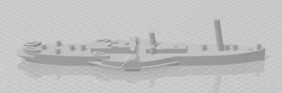 Paddle Steamer - Crested Eagle - Royal Navy - Wargaming - Axis and Allies - Nava