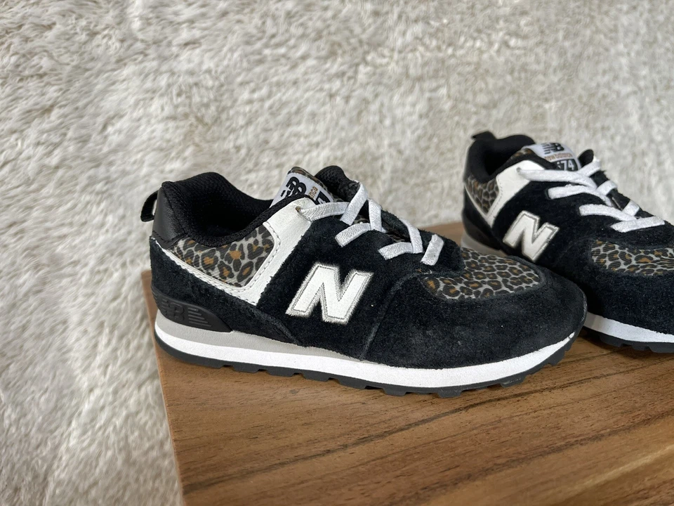 New Balance Animal Print Fashion Sneakers for Baby Girls Size 10 - Image 4 of 4