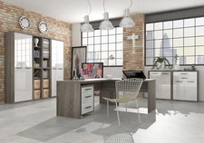 Ufficio Completo della Linea DISEGNO, Set di 8 Mobili, Libreria, Scrivania, Cass