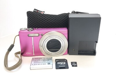 RICOH cx4 ピンク EXCELLENT+5] RICOH CX4 Compact Digital Camera Pink From JP