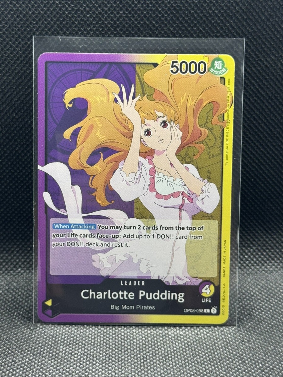 Charlotte Pudding OP08-058 Leader OP08-058 Two Legends One Piece
