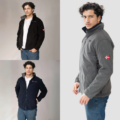 Uranium 245 Mens Zip Front Fleece Jacket | eBay