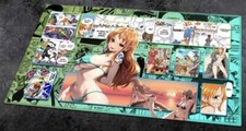 Tappetino da gioco Nami One Piece con zone OPCG TCG gioco di carte_an5 NUOVO