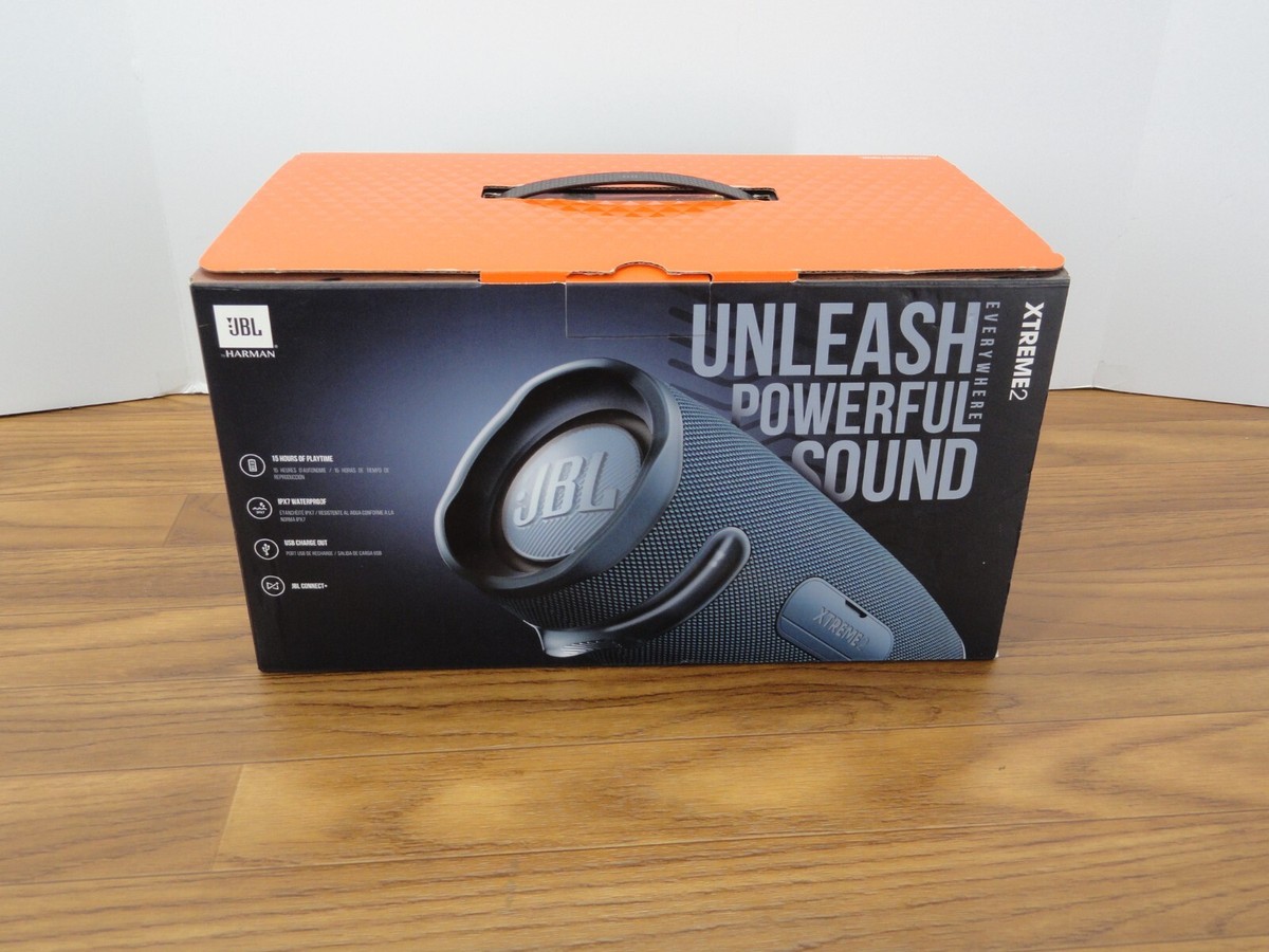 JBL Xtreme 2 Waterproof portable Bluetooth Speaker Blue IOB JBL Xtreme 2 Waterproof portable Bluetooth Speaker Blue IOB