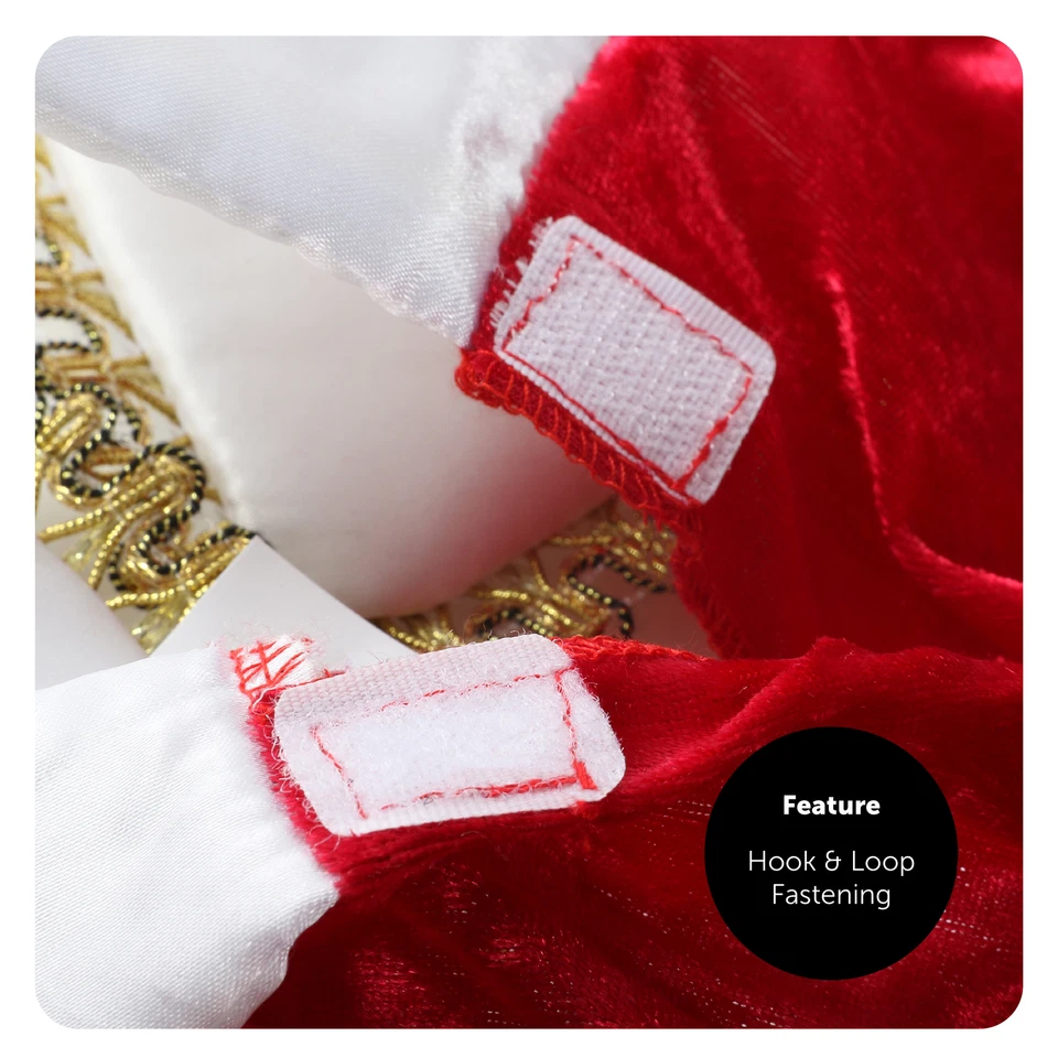 GIRLS QUEEN OF HEARTS COSTUME FANCY DRESS WONDERLAND KIDS ALICE WORLD BOOK DAY - Image 4 of 4