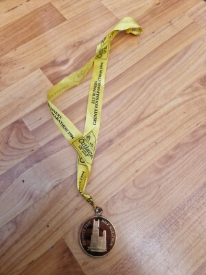 Klassisch Ely Grunty Fen Halb Marathon 1994 Finisher Medaille Laufen Athletisch