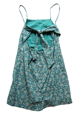american eagle green and white dress American Eagle Green Floral Maxi Dress