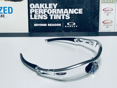Oakley Radar Path Polished Aluminum Frame w/ Gunmetal Icons - SKU