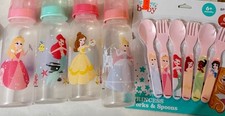 Disney Baby Bottle Set Multicolor BPA-Free Plastic 6 Months Utensils Included